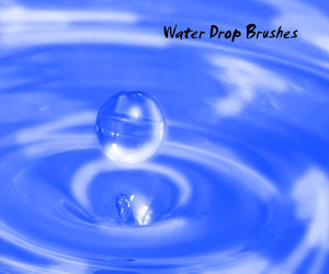 Waterdrop Brushes for Photoshop
