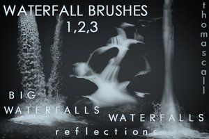 Waterfall Photoshop Brushes