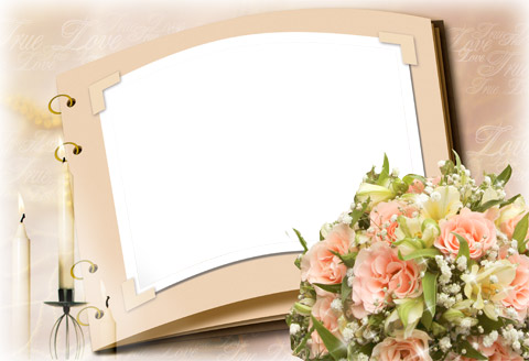 Love Picture Frame on Special Romantic Frame With Decorative Flowers   Photoshop Tutorials