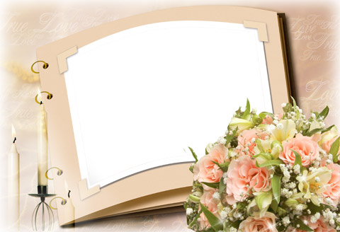 Pure love photo frame