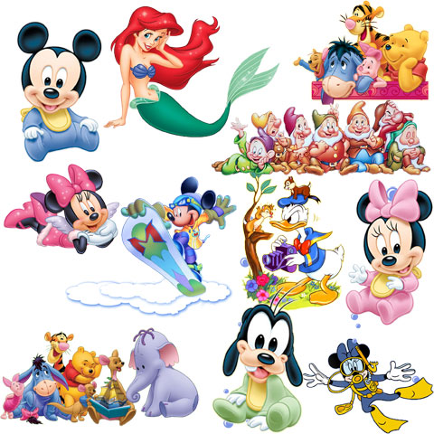 Disney cartoon characters « Photoshop Tutorials and Add-ons, Everything