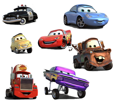 Pixar Cars film characters