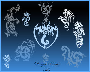 Dragon brushes for Photoshop