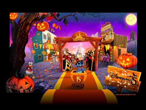 Halloween in Disneyland