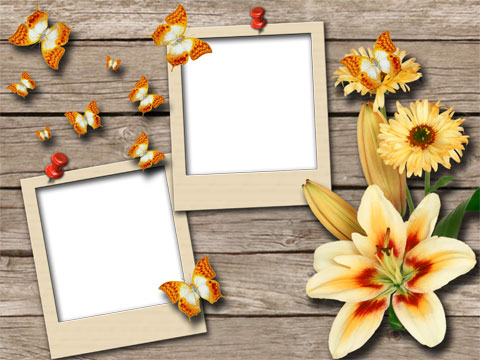 Bright moments photo frame
