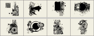 512x512pix brushes preview