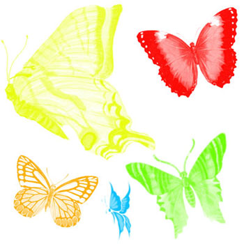 Butterfly brushes for Photoshop