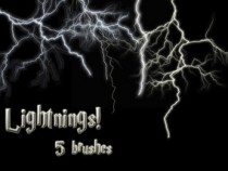 Lightnings Photoshop Brushes