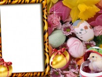 Easter photo frame