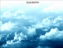 Cloud brushes for Photoshop