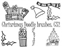 Christmas doodle brushes 2