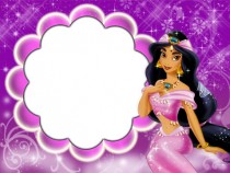 Princess Jasmine photo frame