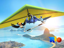 Rio - Flying Blu wallpaper