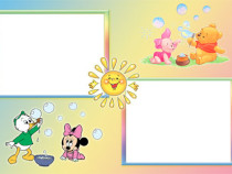 Winnie and Minnie photo frame