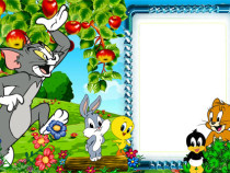 Tom and Jerry photo frame