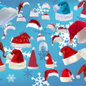 Santa Hats collection for Photoshop