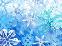 Snow crystal brushes for Photoshop